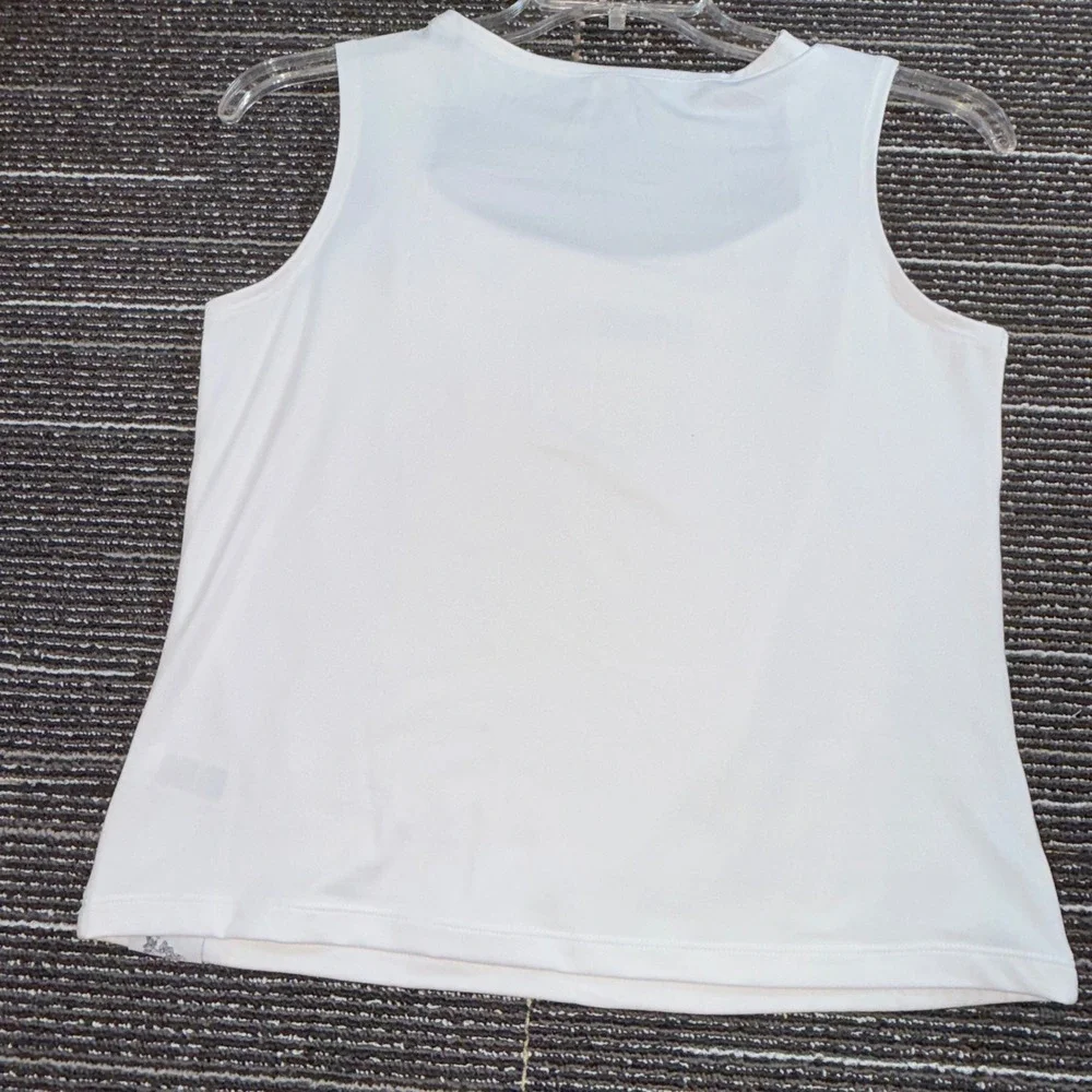 Justice Looney Tunes Tank Top Kids XL Plus 16P/18P New Bugs Bunny Bow White